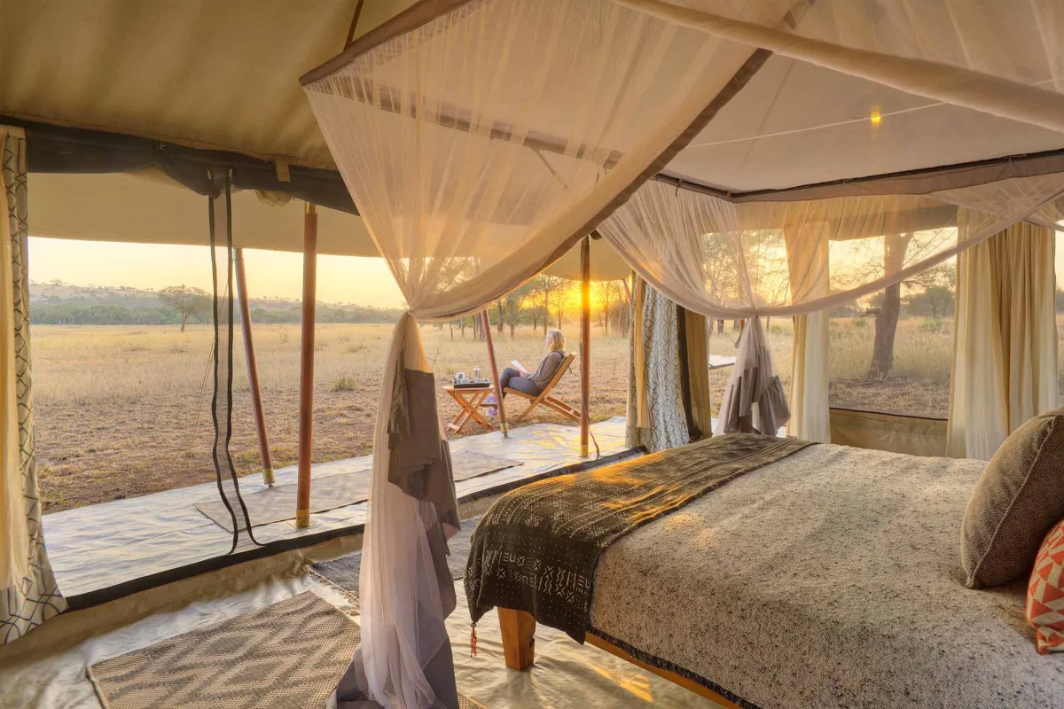 Mobile Tented Camps—The Classic Way To Experience The Great Wildebeest Migration.