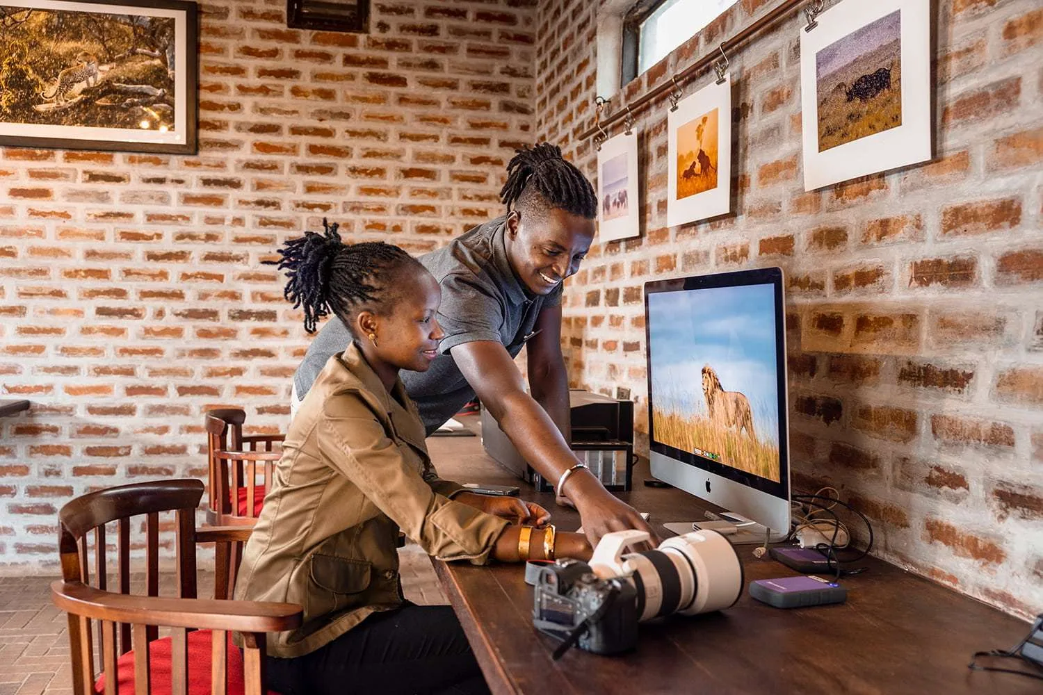 Angama Mara's photo studio